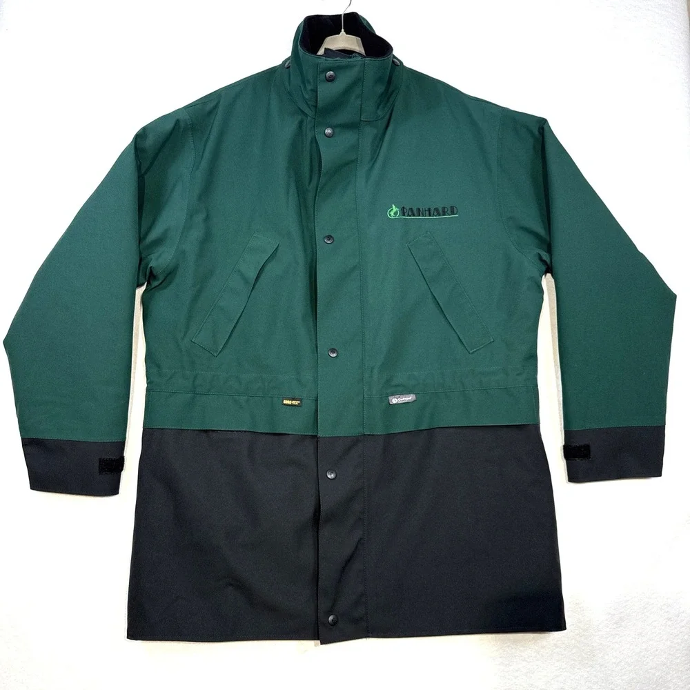 Codupal Panhard Men's XL Gore-Tex Waterproof Work Jacket Green Black Outdoor